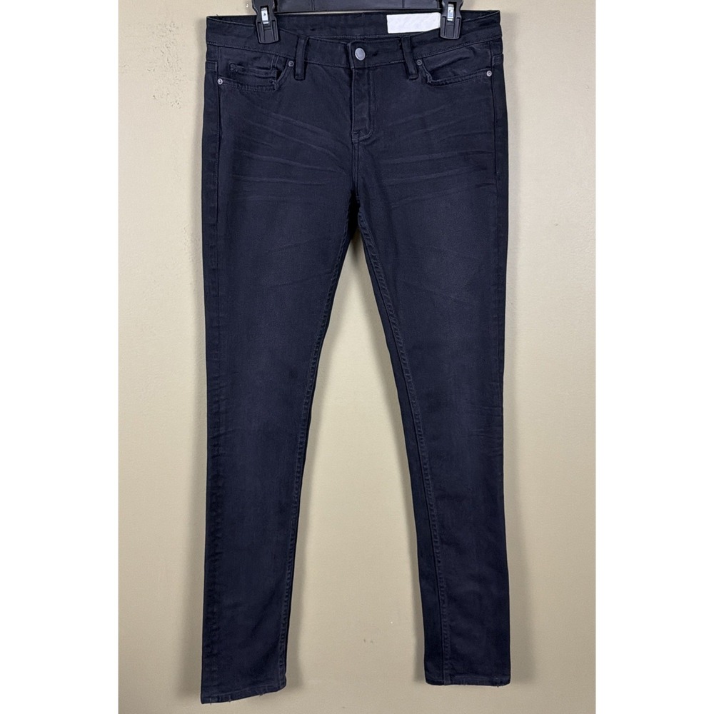AllSaints Jeans Womens Black Skinny Spitafields Low Rise Stretch 32x34